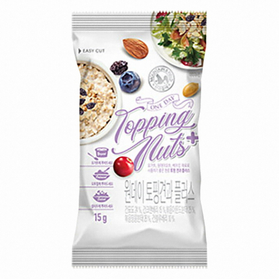 산과들에 원데이 토핑견과 플러스 15g (1개)