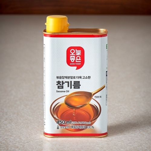 롯데마트 오늘좋은 참기름 450ml (1개)_이미지