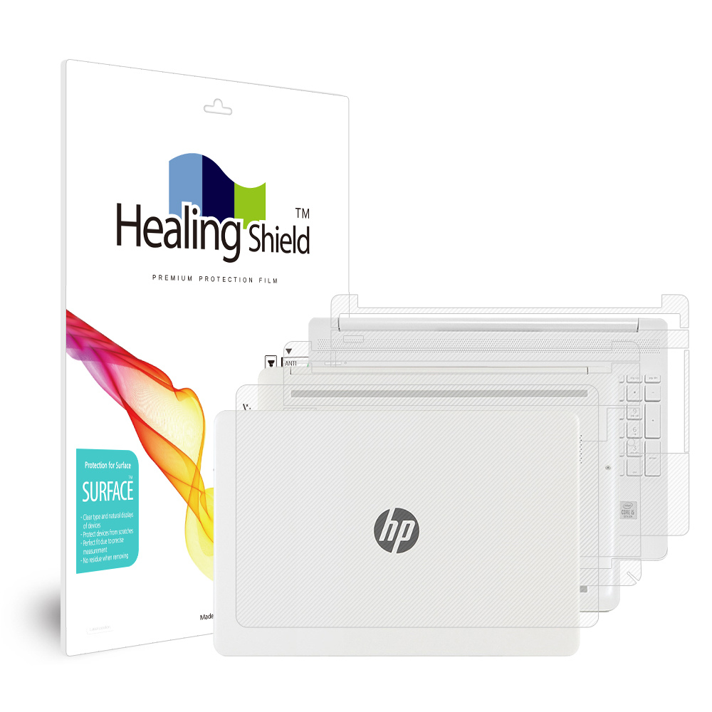 폰트리 힐링쉴드 HP 15s-fq1007TU 무광 외부보호필름 3종 세트