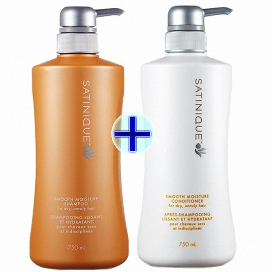 새티니크 스무드 모이스처 샴푸+린스 2종 세트_이미지