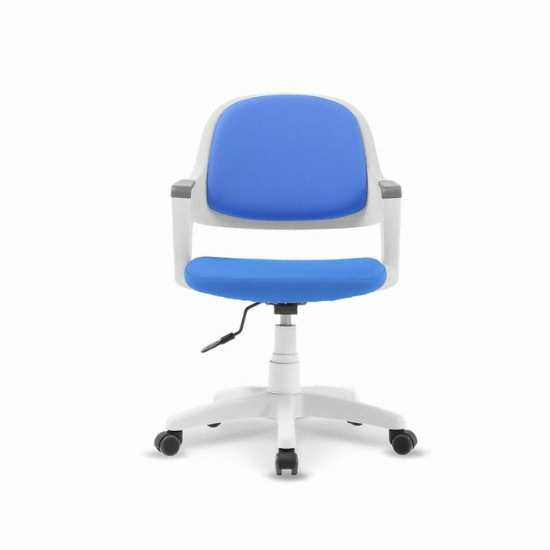 체어클럽 터치백 화이트바디 의자 (인조가죽등판)_이미지