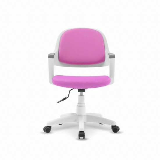 체어클럽 터치백 화이트바디 의자 (인조가죽등판)_이미지