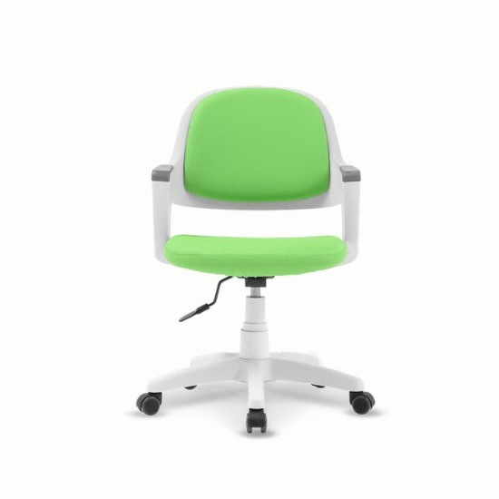 체어클럽 터치백 화이트바디 의자 (인조가죽등판)_이미지