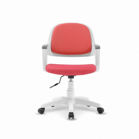 체어클럽 터치백 화이트바디 의자 (인조가죽등판)_이미지