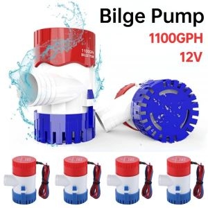 케이로 미니 전기 워터 펌프 빌지 DC 12V 1100GPH 수중 카약 해양 보트 수상 비행기 모터 홈 하우스 보트용