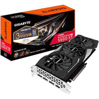 GIGABYTE <b>라데온</b> <b>RX</b> <b>5600</b> <b>XT</b> GAMING OC D6 6GB 피씨디렉트
