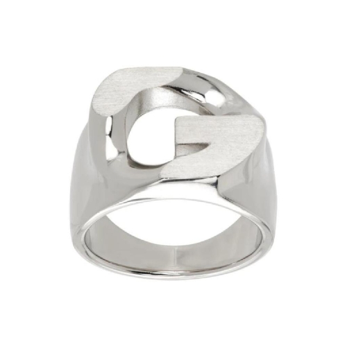 지방시 실버 G 체인 링 241278M147006_이미지