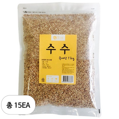 청그루 국산 수수 (1kg,15개)