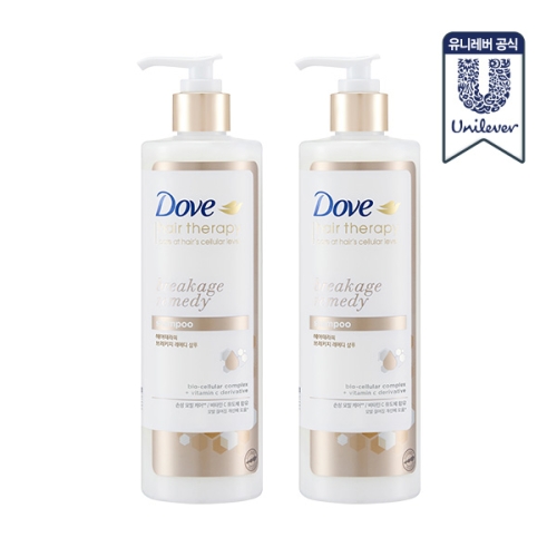 도브 헤어테라피 샴푸 브레키지 레메디 380ml (2개)_이미지