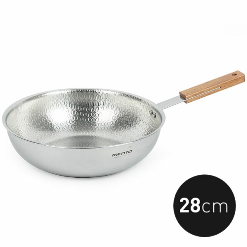 키친아트 멘토 통5중 IH 스텐 궁중팬 (28cm)