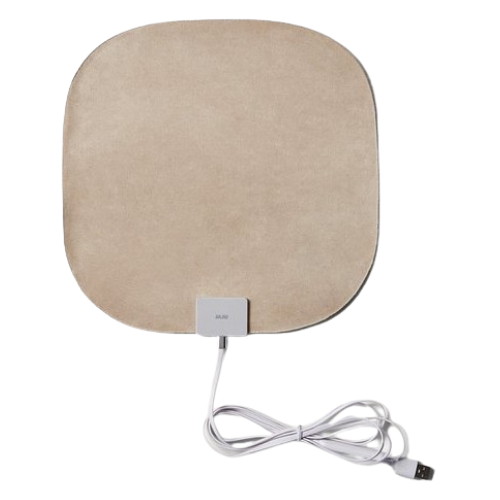 베이지 휴대용 USB 온열방석