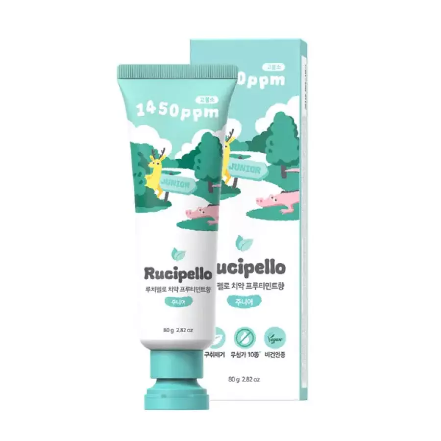 루치펠로  리틀포레스트 키즈치약 프루티민트향 80g