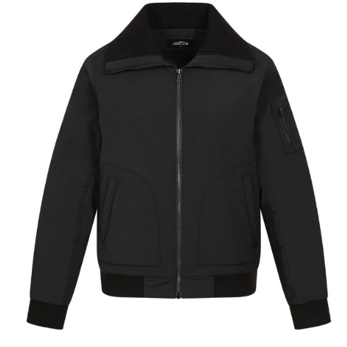 팬텀 카라 블루종 누빔 점퍼 221E3JP282_BK_이미지