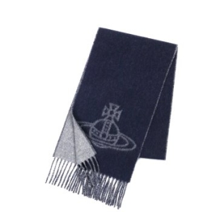 비비안웨스트우드 ORB 로고 싱글 투톤 머플러_81030006 W00ZH P407