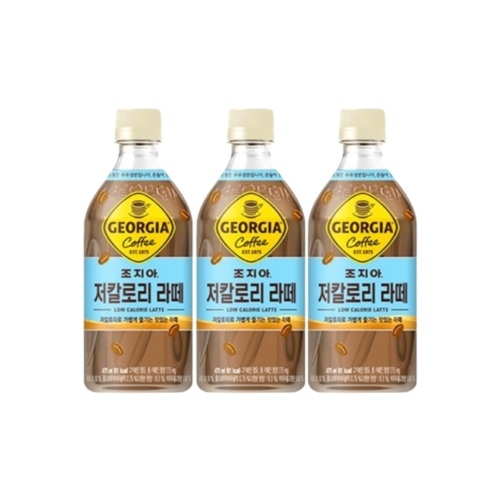 코카콜라음료 조지아 저칼로리라떼 470ml (12개)