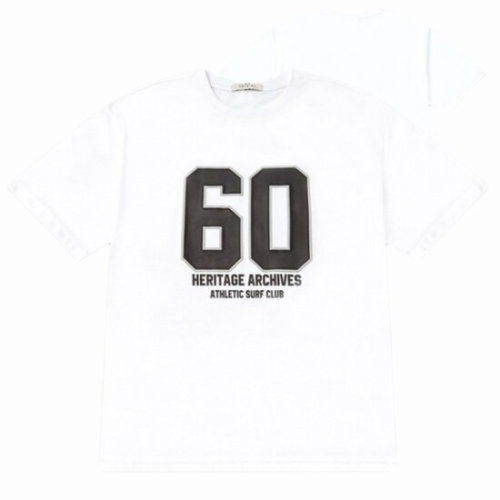 행텐 공용 오버 60 그래픽 반팔_화이트 10520-419-31