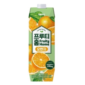 서울우유 프루티홈 오렌지 1L (5개)_이미지