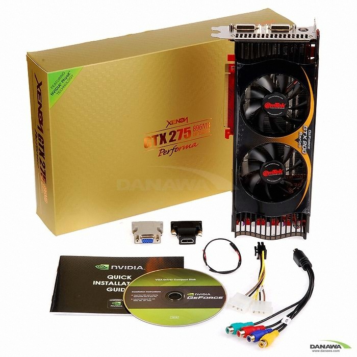이엠텍 XENON 지포스 GTX275 퍼포마 896MB Twin Cool+_이미지