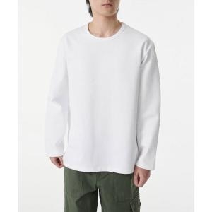 무신사 스탠다드 MUSINSA STANDARD 헤비 폰테 릴렉스드 크루 넥 긴팔 티셔츠 건메탈 MMCTL106-GT XL_이미지