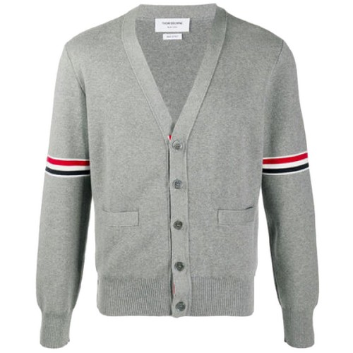 톰브라운 암밴딩 밀라노 스티치 V넥 가디건 MKC310A Y3007 (055, 그레이)