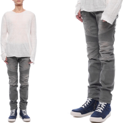 발망 남성 바이커 슬림 데님 팬츠 S7H9551 T012 172