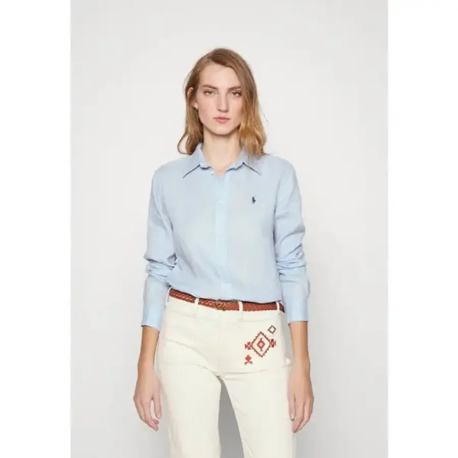 CLASSIC LONG SLEEVE BUTTON FRONT SHIRT Button-down blouse southport ..