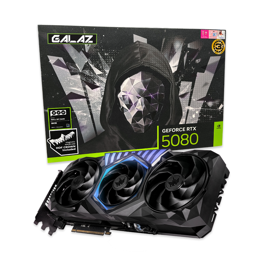 갤럭시 GALAZ 지포스 RTX 5080 HOF GAMING BLACK D7 16GB