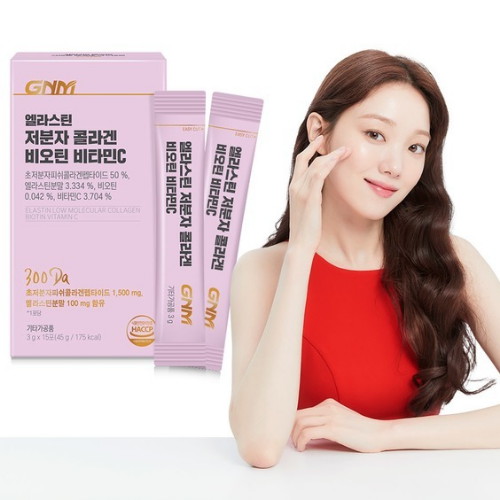GNM자연의품격 엘라스틴 저분자 콜라겐 비오틴 비타민C 15포 (8개)_이미지