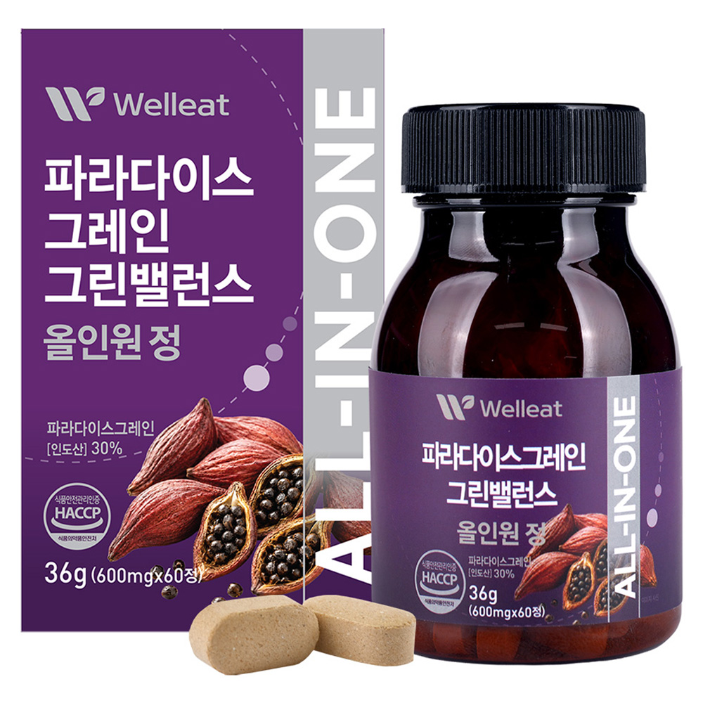  토종마을 파라다이스 그레인 그린밸런스 600mg 60정 [2개]