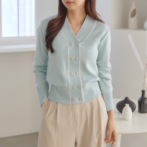 수키 SOOKYEE 더블버튼 가디건 1114414