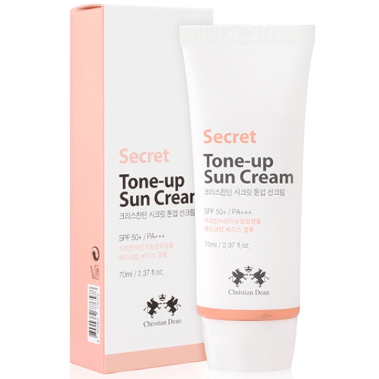 크리스찬딘 시크릿 톤업 선크림 70ml (1개)