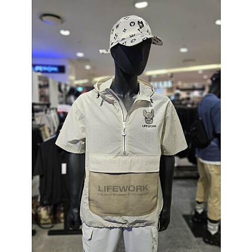 라이프워크 액티브 후드 반팔 아노락 LW232AN474-21_이미지