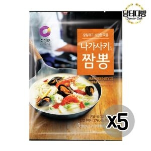 대상 청정원 나가사키식 짬뽕 분말 96g (5개)_이미지