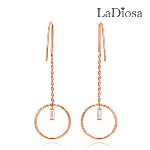 몰리즈 14K 라디오사 귀걸이 LK14JJ-8622E_이미지