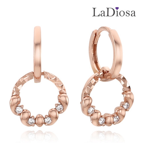 라디오사 18K 귀걸이_LK18OT-468E