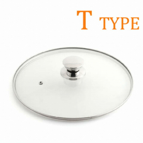 [불명] 강화 유리뚜껑 T형 (26cm)_이미지