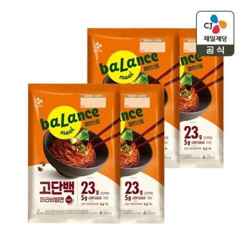 밸런스밀 고단백 마라 비빔면 391g