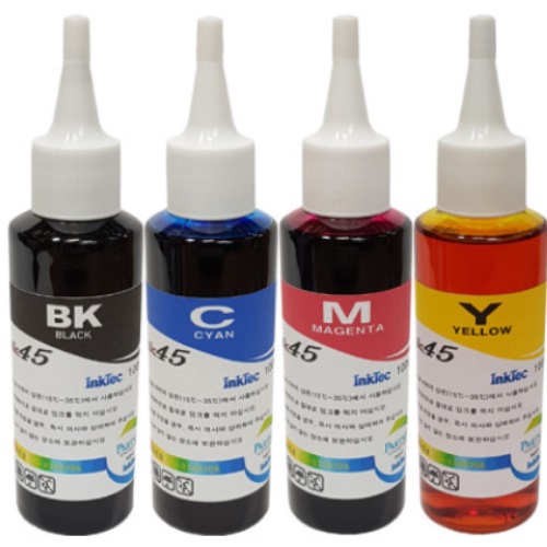 잉크테크 리필 H5088-100MB, H8950D-100MC, H8950D-100MM, H8950D-100MY 4색 세트