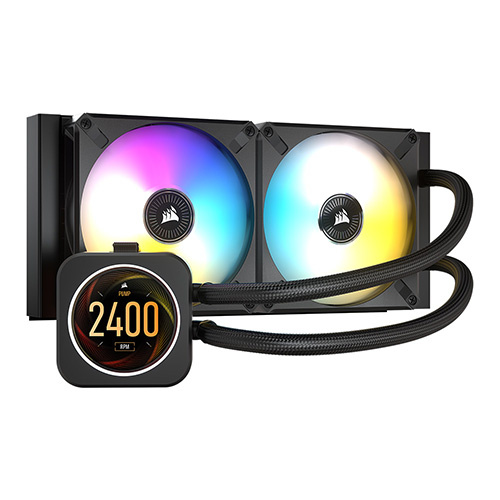 CORSAIR iCUE H100i ELITE LCD 해외구매_이미지