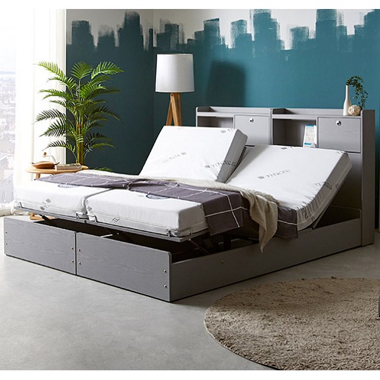 세진침대 미네 트윈 LED모션베드 S+S (베이직폼)