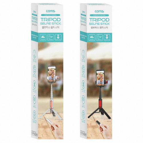 라이트컴 COMS 블루투스 셀카봉삼각대 (정품)_이미지
