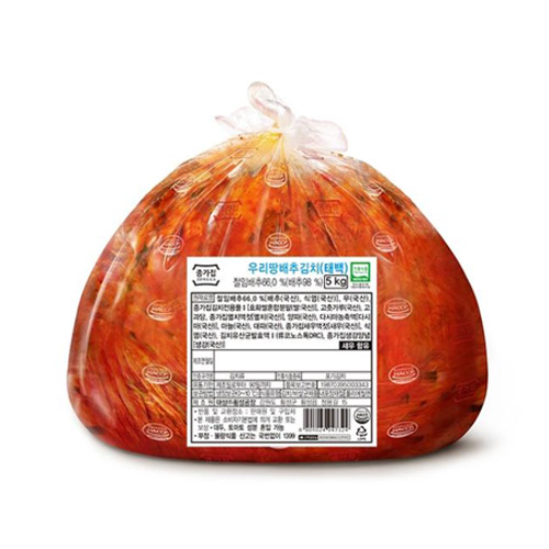 대상 종가 우리땅 배추김치 태백 5kg (1개)_이미지