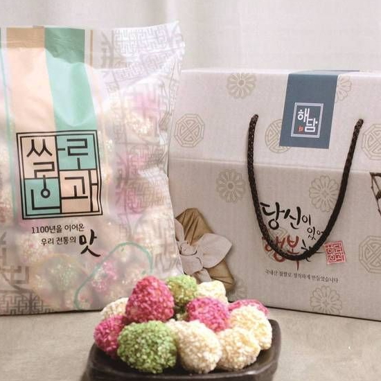 해담한과 방울유과 500g 선물세트 한과 명절 설 추석