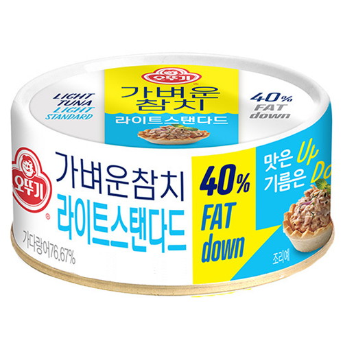 오뚜기 가벼운참치 라이트스탠다드 200g (1개)