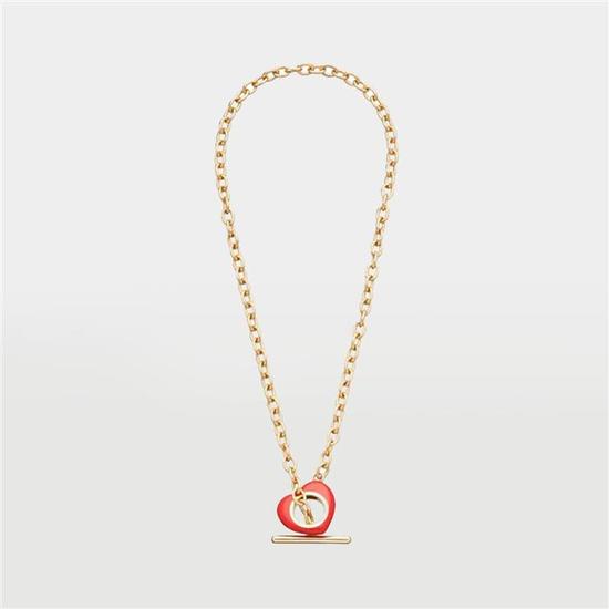 아페쎄 하트 에나멜 목걸이 MEACD F70833 RGA