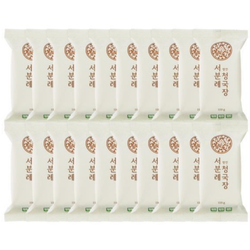 서일농원 서분례 명인 청국장 110g (20개)