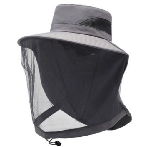 M FINI 얼굴 방충 모자 다크그레이 (2개)_이미지