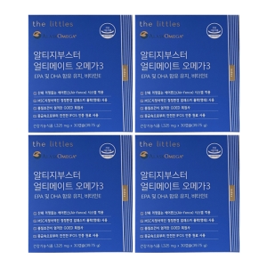 더리틀스 알티지부스터 얼티메이트 오메가3 1325mg 30캡슐 (4개)_이미지