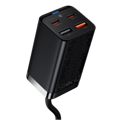 베이스어스 65W 4포트 GaN3 Pro 충전기 CCDK65E
