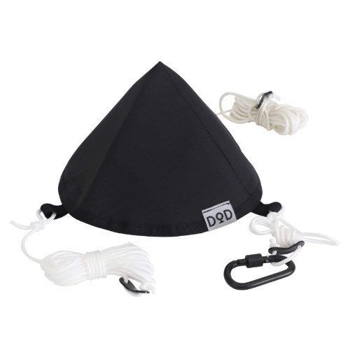 도플갱어아웃도어 DOD 원 폴 텐트 M 블랙 해외구매 (햇 포함)_이미지